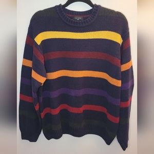 Dockers Striped Multicolor Sweater